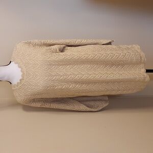 Women's Mini Dress in Pale Gold Lurex Knit